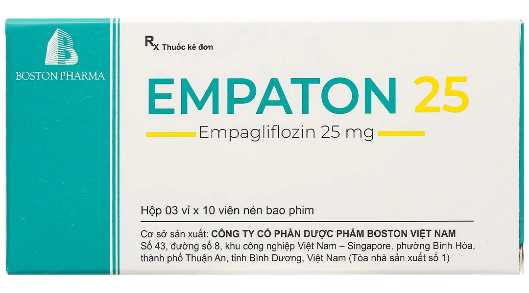 Empaton 25 điều trị đái tháo đường tuýp 2 (3 vỉ x 10 viên) - 1